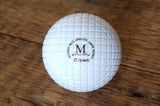 "The Brown" (Line Cut Pattern Modern Replica Golf Ball)
