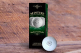 "The Brown" (Line Cut Pattern Modern Replica Golf Ball)