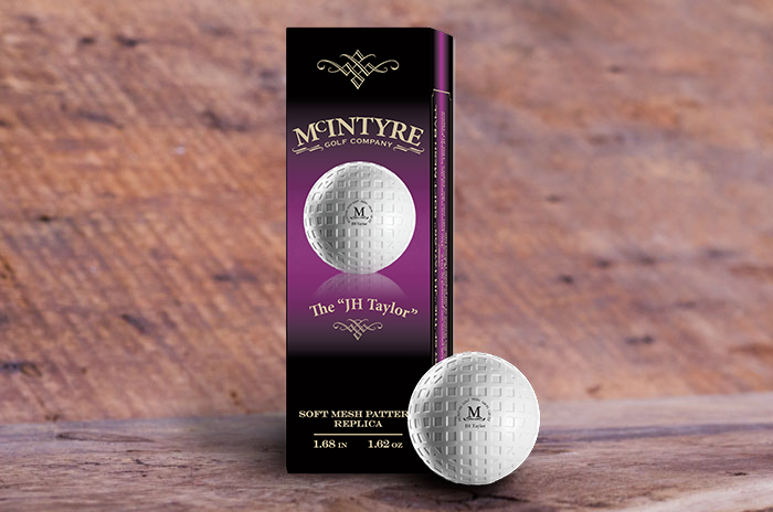 "The JH Taylor” (Soft Mesh Replica Golf Ball)